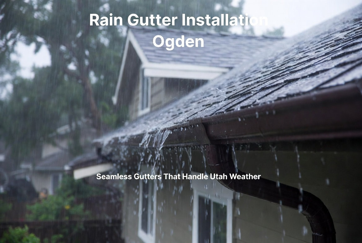 Rain Gutter Installation Ogden — Ogden Roofers
